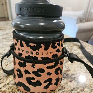 Hydrojug with leopard sleeve